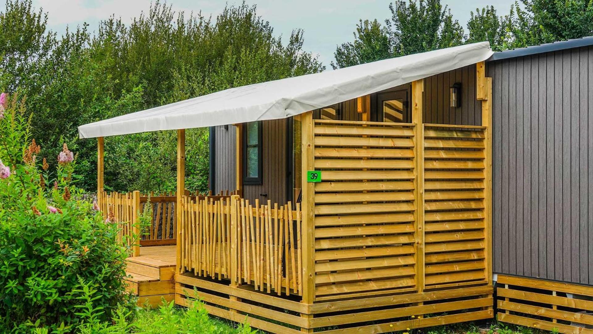 Camping Le Dolmen, Carnac, Morbihan Bilik gambar